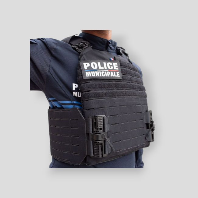 Chaleco antibalas portaplacas Quick Release Rider NIJ IIIA Security con placas rígidas - Le Protecteur