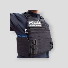Chaleco antibalas portaplacas Quick Release Rider NIJ IIIA Security con placas rígidas - Le Protecteur
