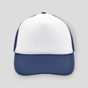 Casquette trucker blanc/marine - PVD