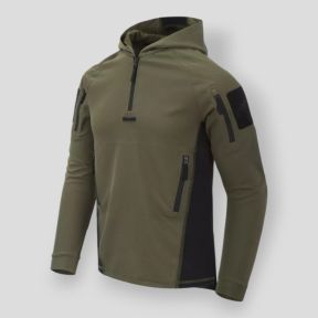 range hoodie - topcool - olive green/black - helikon