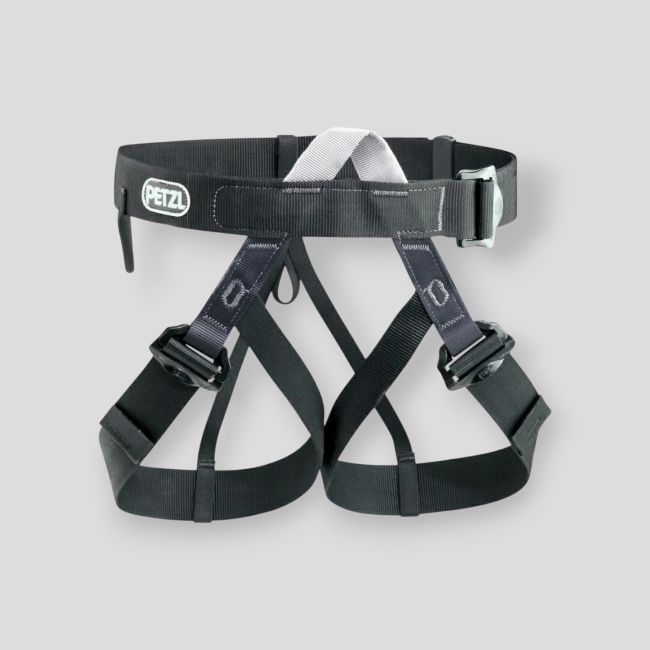 Compact and lightweight versatile seat harness Pandion - Black - Petzl
