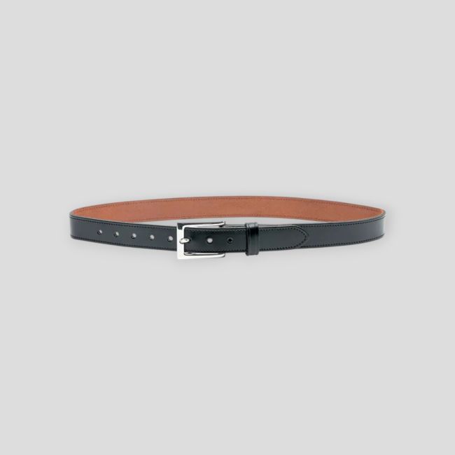 Luxus-Ledergürtel gefüttert 30mm - Schwarz - GK