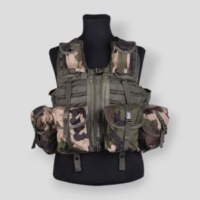 Colete Tático modular com 8 bolsos - Camuflado CE - Mil-Tec