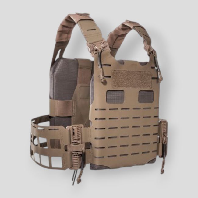 Skeleton Anfibia Snelle Ontkoppeling Plaatdrager Vest - Coyote - Tasmanian Tiger