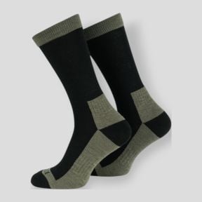 Chaussettes tactiques en laine - Vert Olive/Noir - 101 Inc