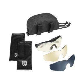 MY6 Eyeshield ballistische bril (kit 3 glazen Kleurloos/Koper/Getint) - Zwart - Bollé Safety