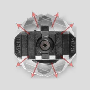 Uchwyt na hełm VariArc Ops-Core - Czarny - Thyrm