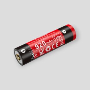 Bateria recarregável 14GT-92UR com porta micro-USB (14 500 Li-on, 3,7V, 920mAh) - Klarus