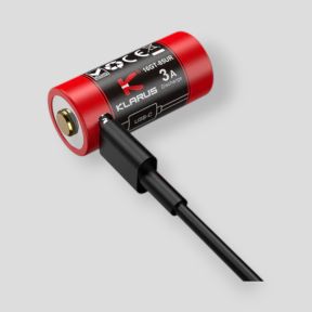 Bateria recarregável 16GT-85UR com porta micro-USB (16 340 Li-on, 3,6V, 850mAh) - Klarus