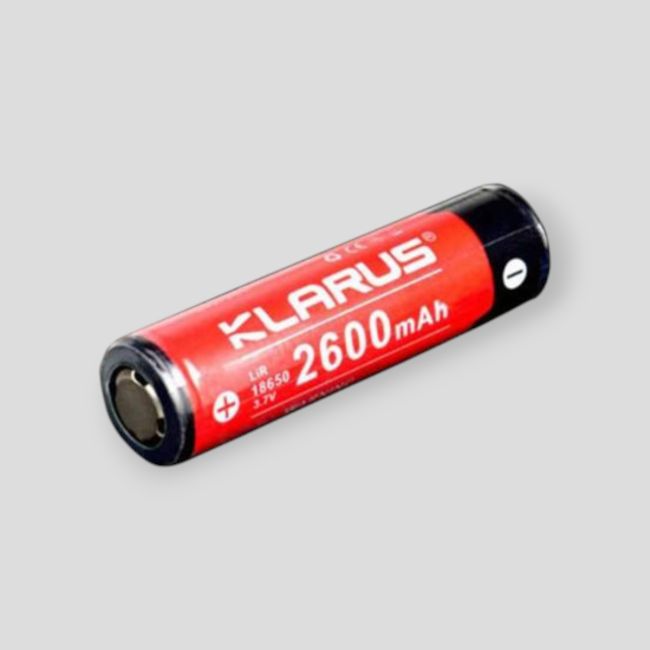 Batería recargable 18-E26 (18 650 Li-on, 3,7V, 2 600mAh) - Klarus