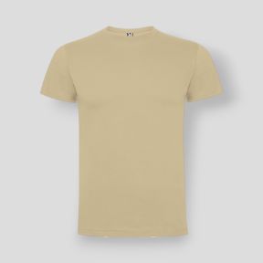 T-shirt z krótkimi rękawami okrągły dekolt Dogo Premium - Piaskowy - Roly