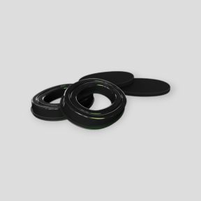 Vervangingshygiëneset (gelringen + kussentjes) voor gehoorbescherming Suprême T2/X2 BT - Zwart - MSA Sordin