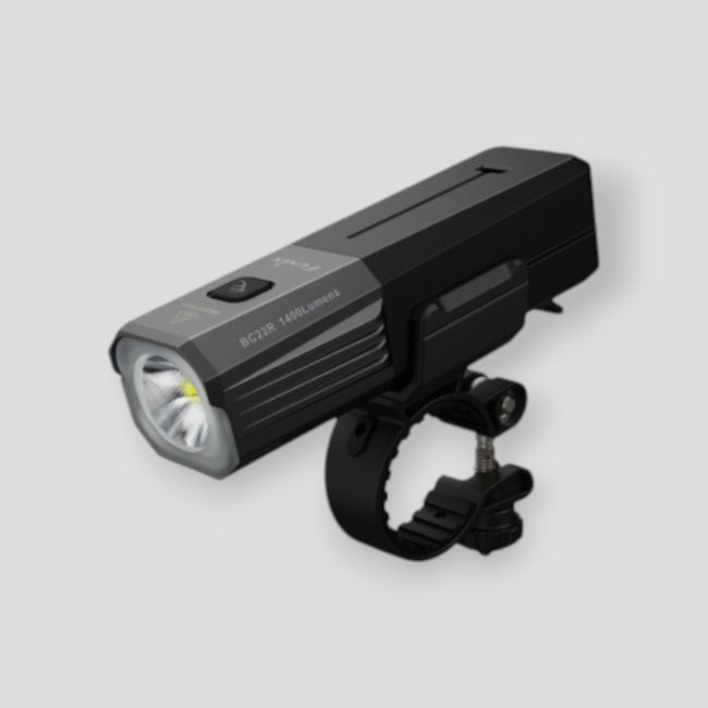 Oplaadbare fietslamp BC22R (1 400 lumen) - Zwart - Fenix