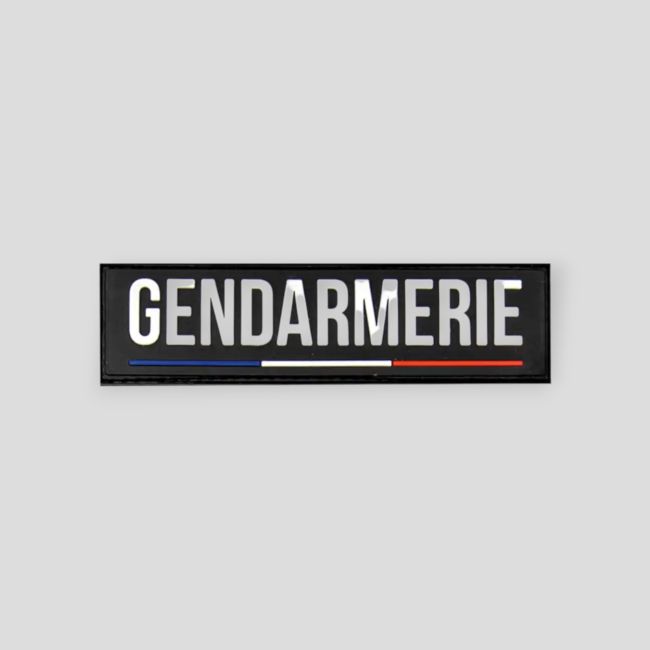 Bandeau Gomme GENDARMERIE Velcro 11 x 3cm - GK