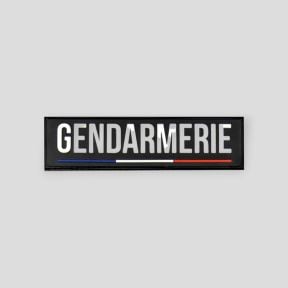 Bandeau Gomme GENDARMERIE Velcro 11 x 3cm - GK