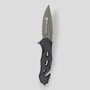 Couteau Pliant Tactique G10 - Carbone - K25