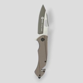 Canivete tático G10 (lâmina 8,8cm) - Coyote - K25