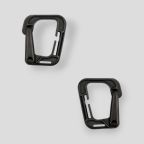 Set di 2 moschettoni grimloc - Nero - 101 Inc