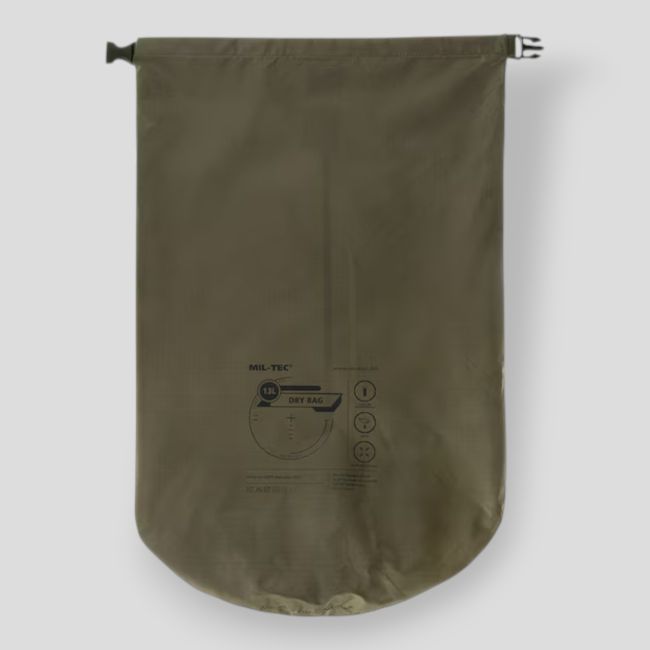 Sac de transport waterproof 13L - Vert Olive - Mil-Tec