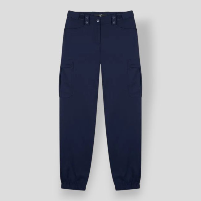 Calças de serviço FDO mate Stretch Mulher - Azul Marinho - GK