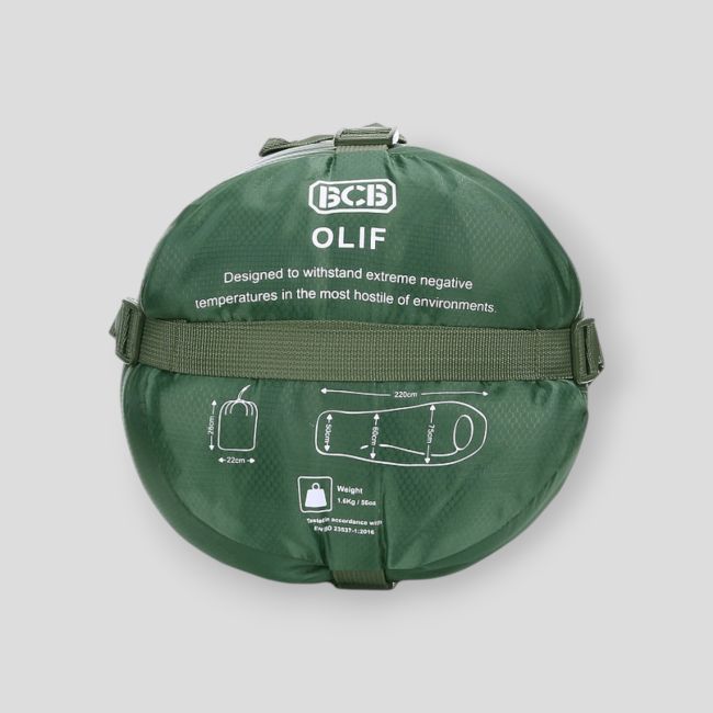 Sac de Couchage été (-7° à 0°) CT121O - Vert Olive - BCB International