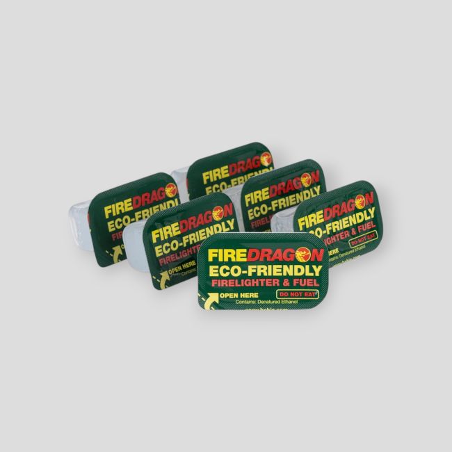 Set mit 6 ökologischen Feueranzündern Fire Dragon CN368 - BCB International