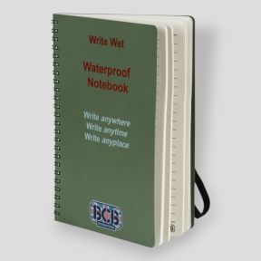 Carnet de notes waterproof (format A5) CD457 - Vert Olive - BCB International