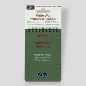 Caderno à prova de água (formato de bolso) CD456 - Verde Oliva - BCB International