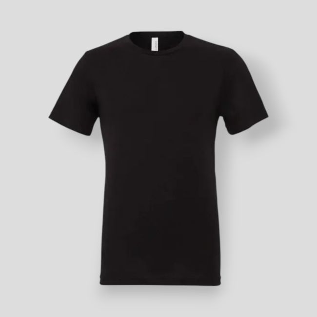T-shirt unisexe Triblend Crew Neck noir - Bella&Canvas