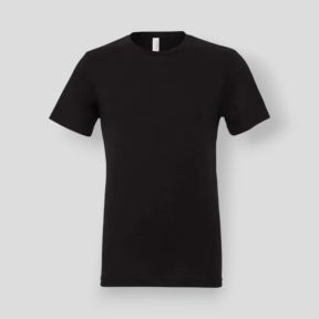 Unisex Triblend Crew Neck t-shirt zwart - Bella&Canvas