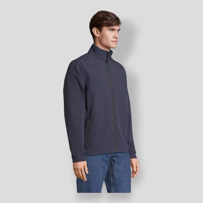 Chaqueta softshell con cremallera Race hombre - French Marine - Sol's