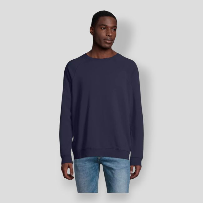 Sweatshirt gola redonda Space unissexo - Azul Marinho Francês - Sol's