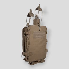 Bolsa Gear para colete porta-placas com zíper - Coyote - Tasmanian Tiger