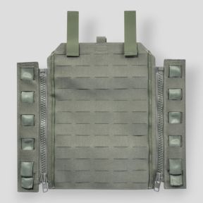 Modulair paneel met rits - Stone Grey Olive - Tasmanian Tiger