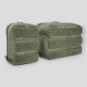 Set di 2 tasche multiuso con velcro - Verde Oliva - Tasmanian Tiger