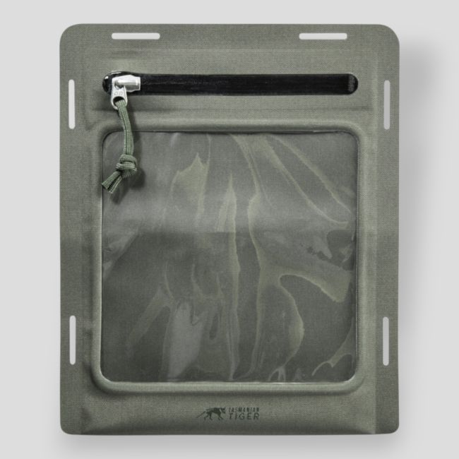 Hoes voor A5 tablet waterdicht - Stone Grey Olive - Tasmanian Tiger