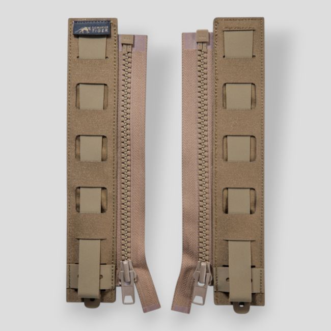 Set van 2 modulaire ritsen voor plaatdrager vest - Coyote - Tasmanian Tiger