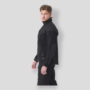classic army jacket - fleece - black - helikon