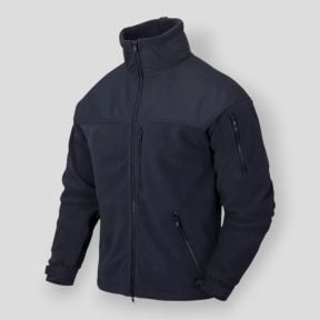 classic army jacket - fleece - navy blue - helikon