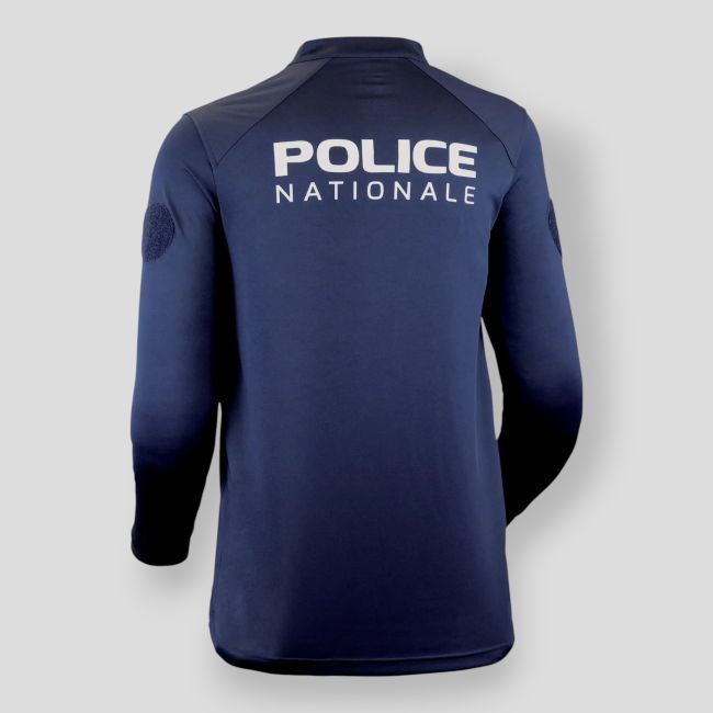 Polo Langarm Nationale Polizei - Marine - GK