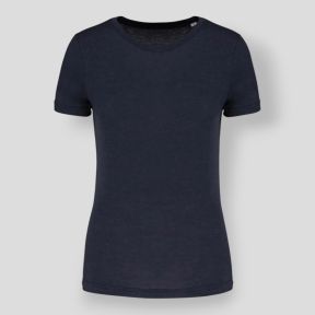 T-Shirt feminina Triblend Sport HeatherNavyFrench - Proact