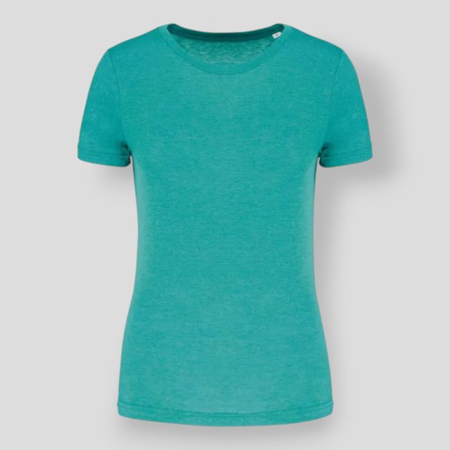 T-Shirt feminina Triblend Sport HeatherTurquoise - Proact