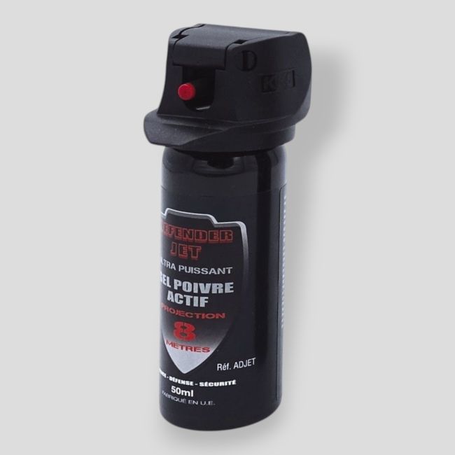 Aérosol de défense à jet Gel Poivre - 50ml - Patrol Equipement