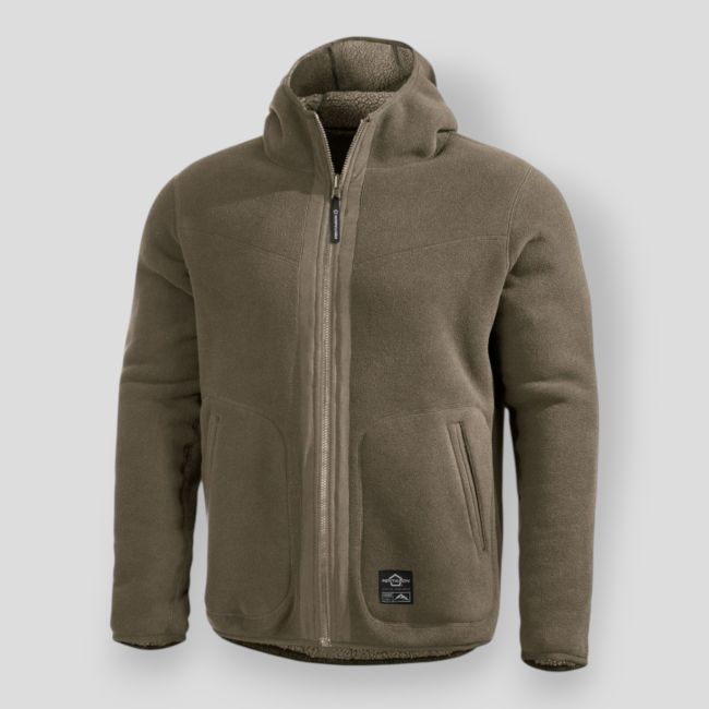 Giacca sherpa reversibile Ianos - Khaki/RAL7013 - Pentagon