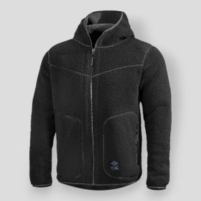 Chaqueta sherpa reversible Ianos - Negro/Wolf Grey - Pentagon