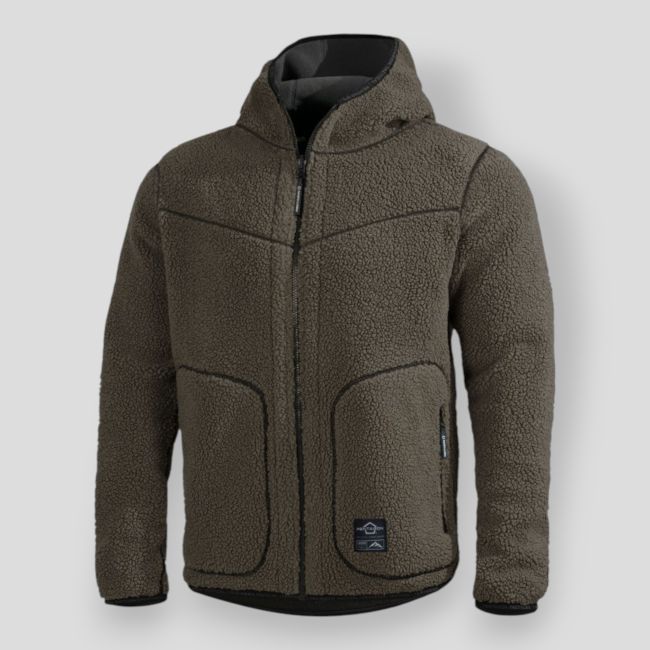 Veste sherpa réversible Ianos - RAL7013/Noir - Pentagon