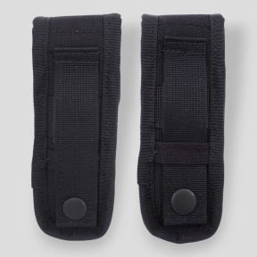 Magazijnhouder met Molle en riem bevestigingen voor 9mm pistolen - Zwart - Patrol Equipement