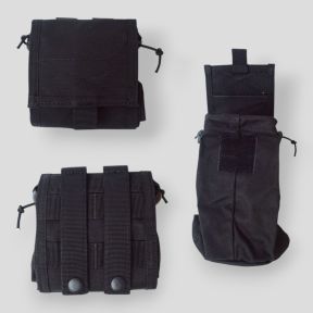 Kieszeń Molle na opróżnianie magazynków - Czarna - Patrol Equipement