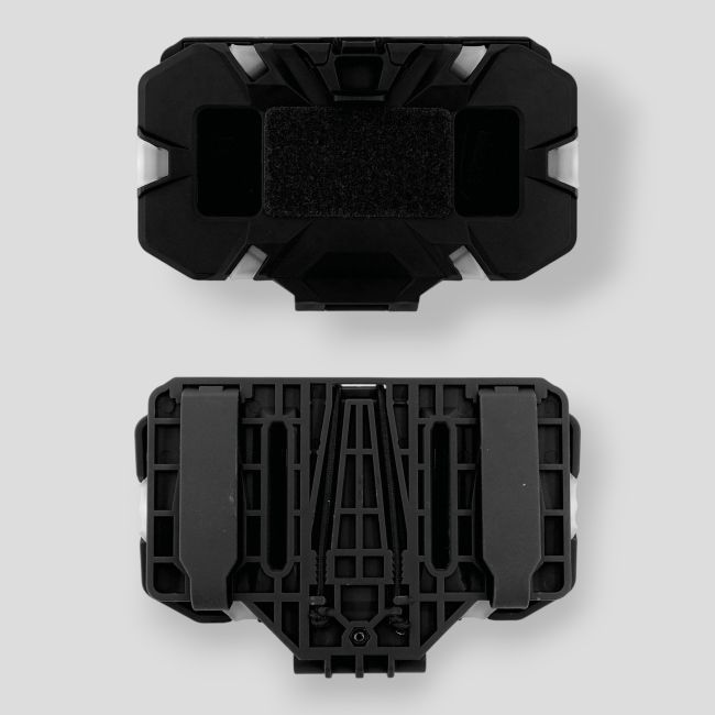 Soporte de teléfono Alpha para chaleco táctico Molle - Negro - Patrol Equipement