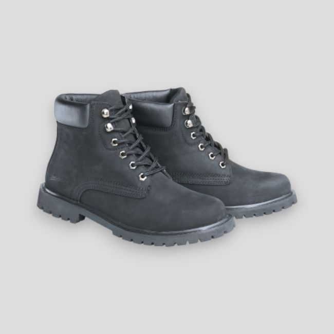 Buty skórzane Kenyon czarne - Brandit